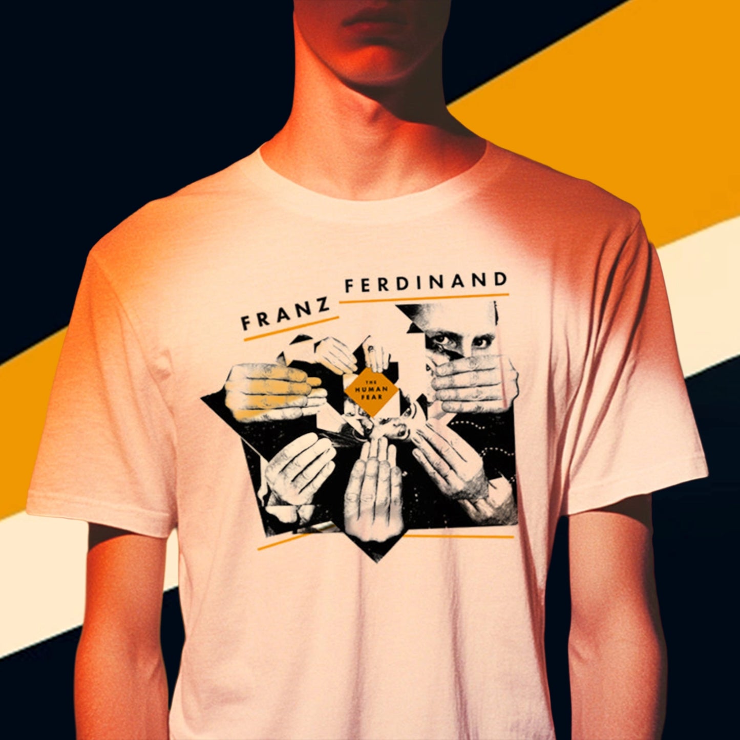 'The Human Fear' Album White T-Shirt