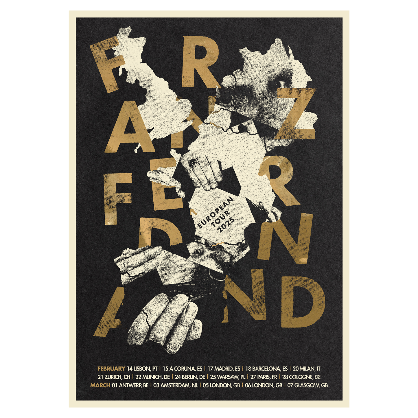 European Tour 2025 Foil Poster