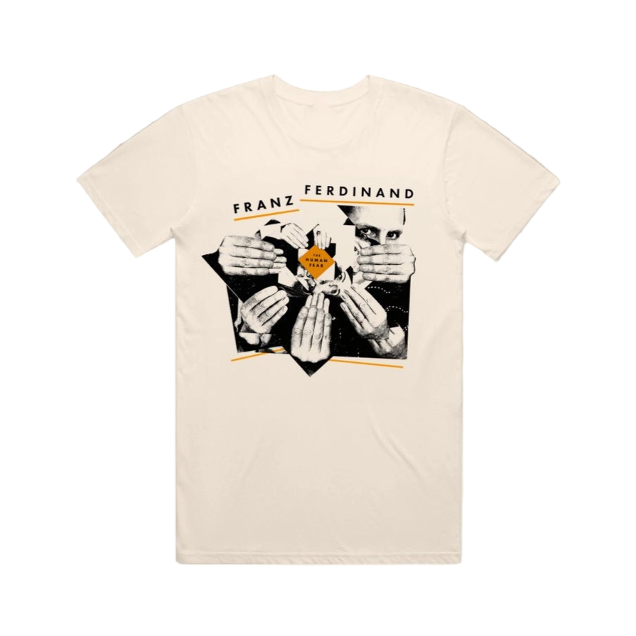 T-shirt Femme Franz Ferdinand, Blanc, Coton, Taille L (38) - Neuf Sans étiquette