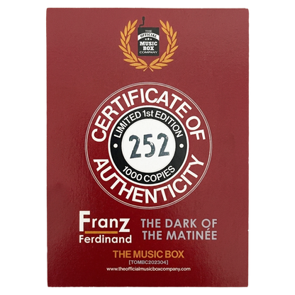 Limited Edition Music Box - The Dark of the Matinee