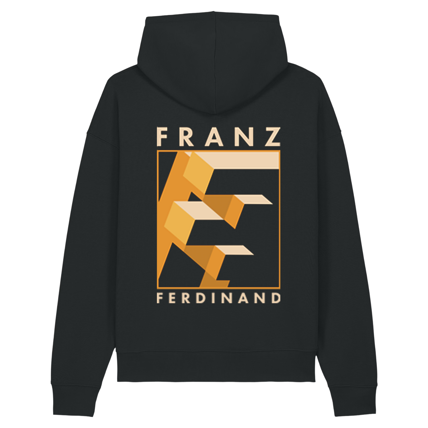 Black Interlocked Hoodie