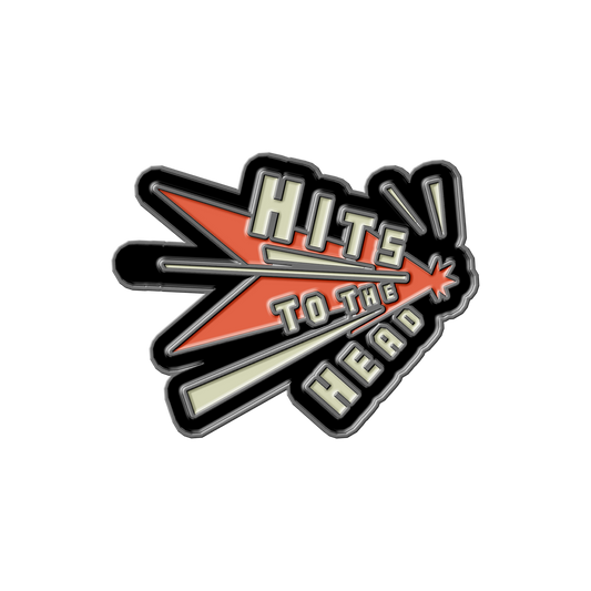Hits to the Head Enamel Pin