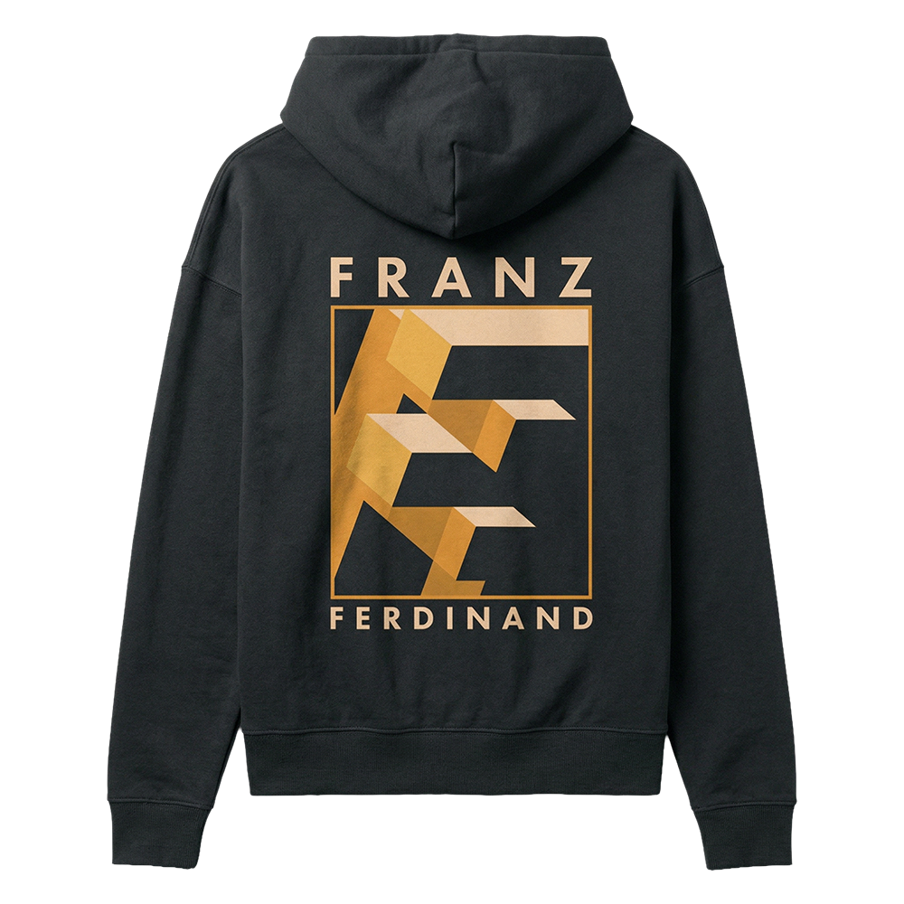 Black Interlocked Hoodie