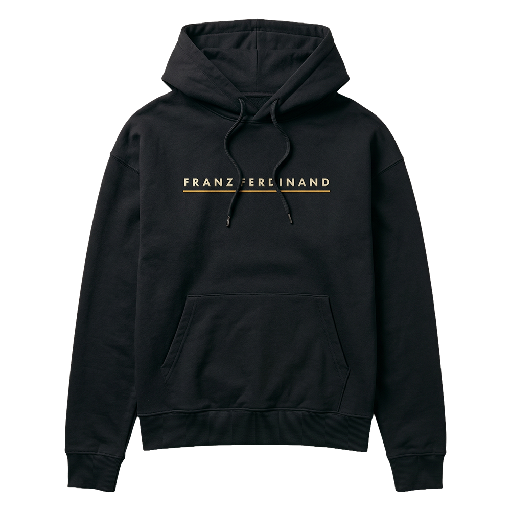 Black Interlocked Hoodie