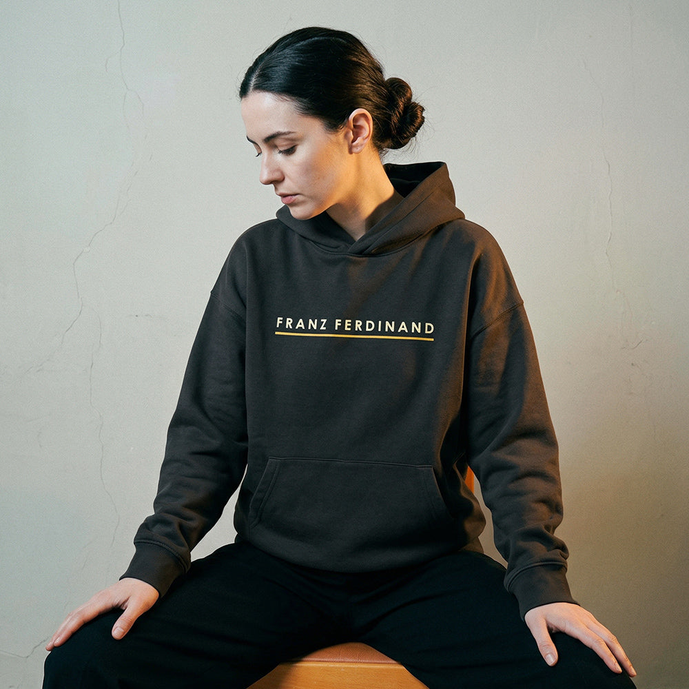 Black Interlocked Hoodie