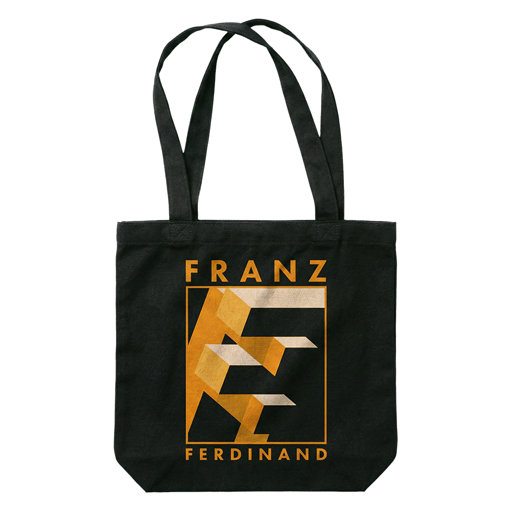 Black Interlocked Tote Bag
